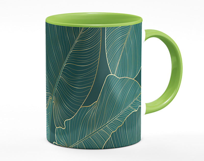 Banana Leaf Greens Mug