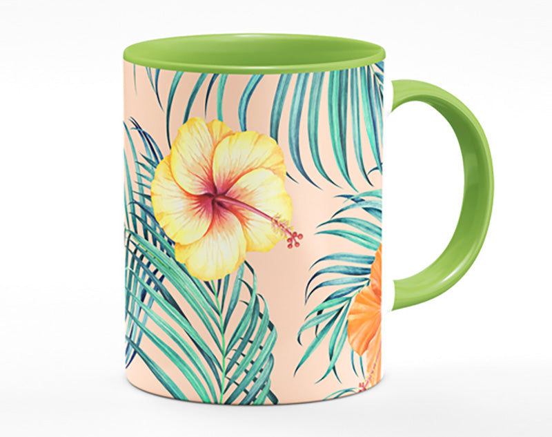 Orange Flower Mix Mug