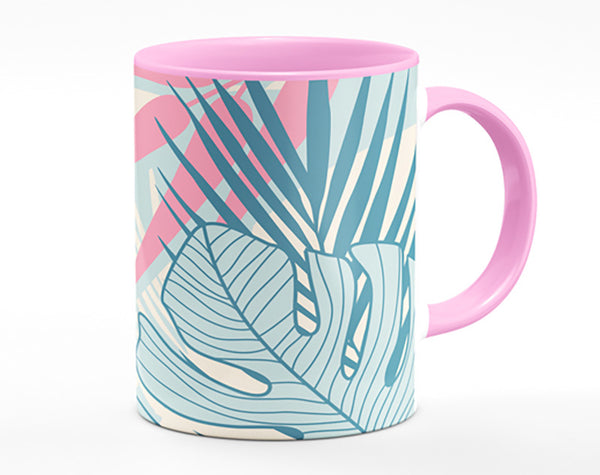 Modern Leaf Decor Mug