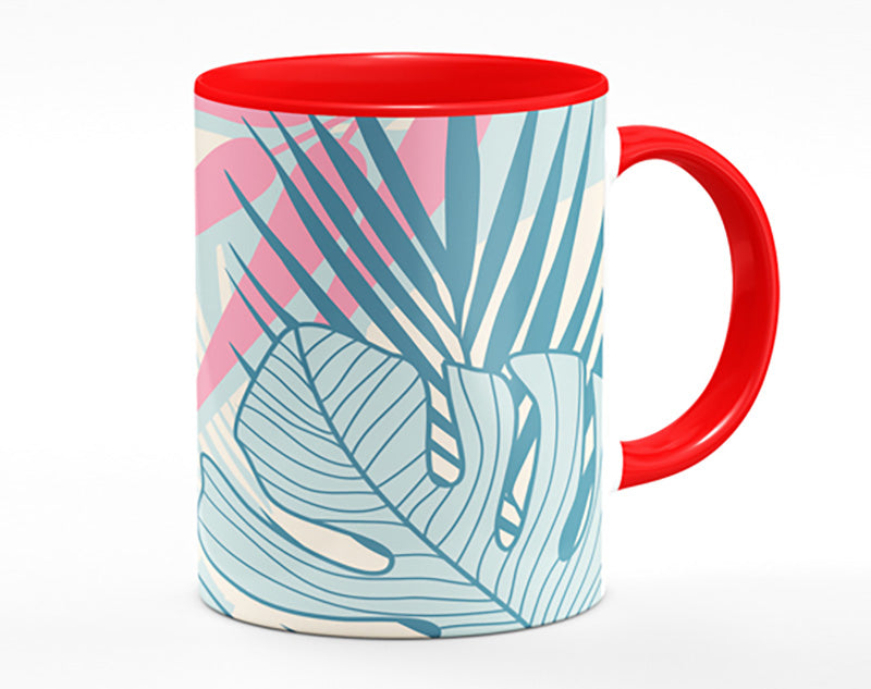 Modern Leaf Decor Mug