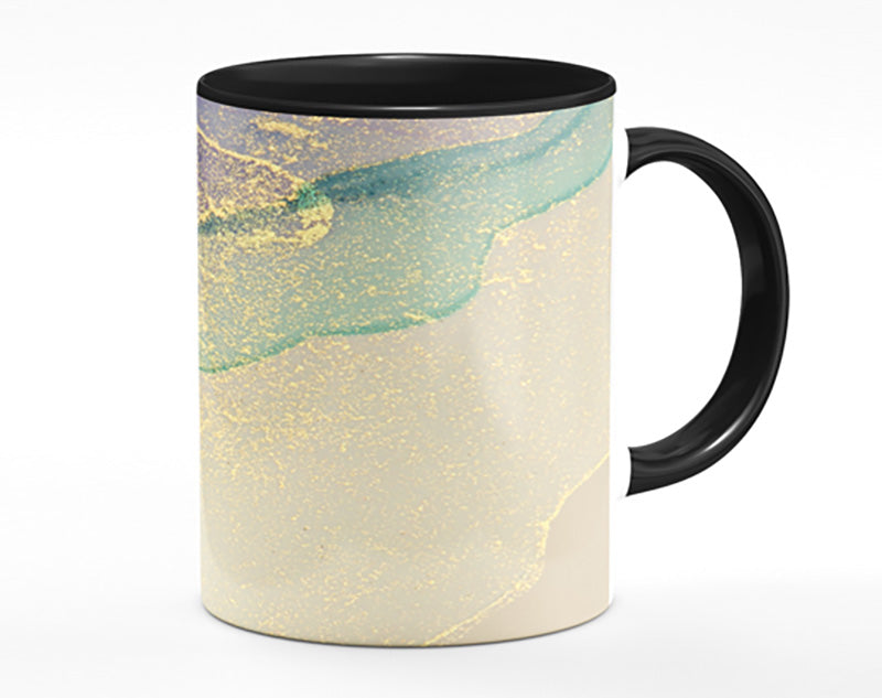 Glitter Over Watercolour Mug