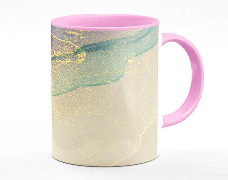 Glitter Over Watercolour Mug