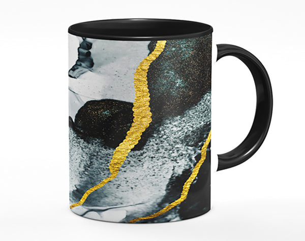 The Black Stone Glitter Mug