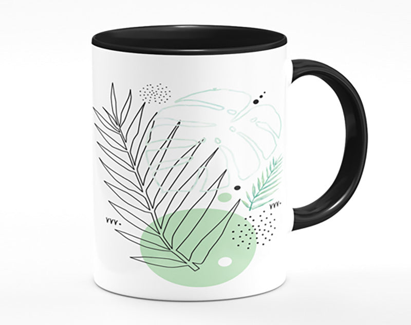 Fern Line Drawing Mug