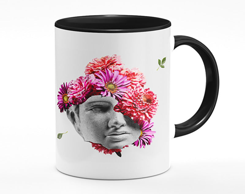 Floral Greek Face Mug