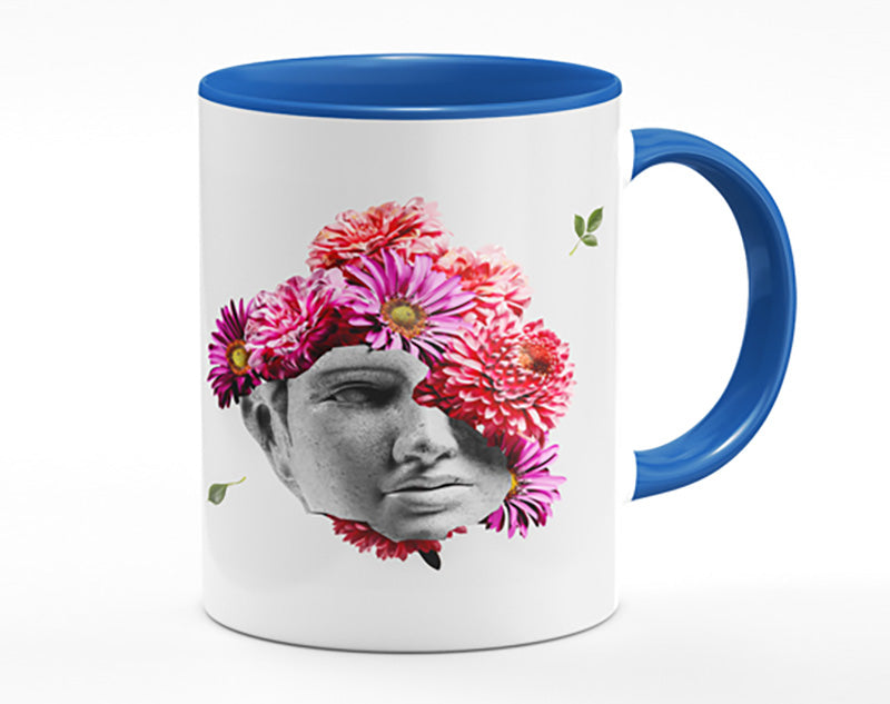 Floral Greek Face Mug