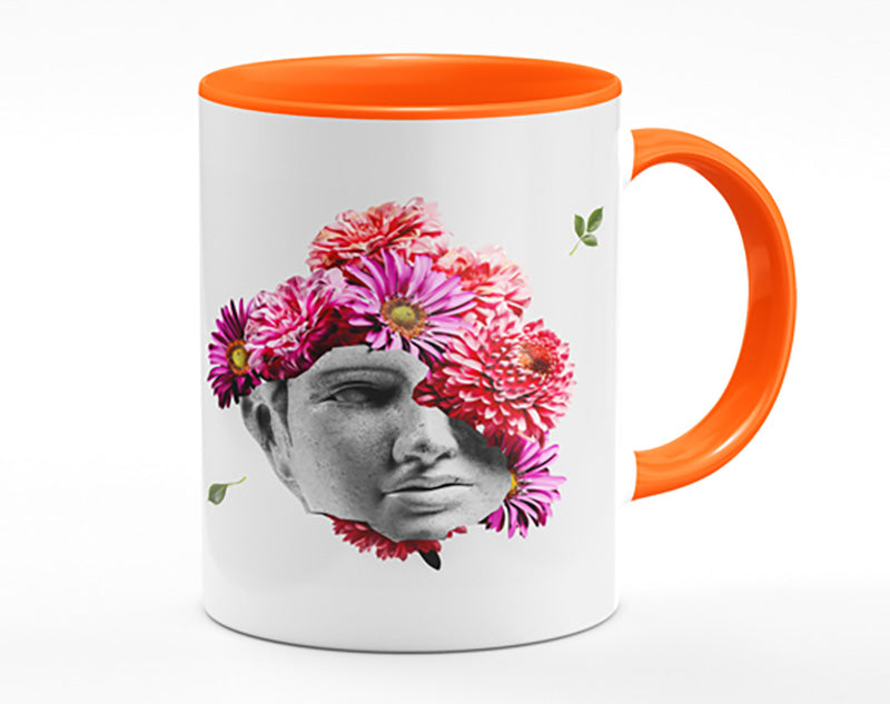 Floral Greek Face Mug