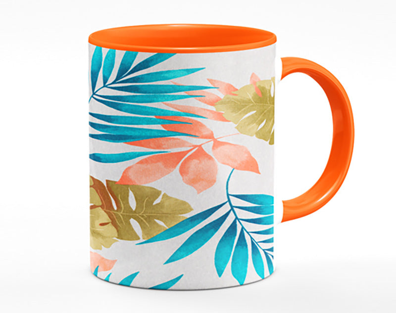 Modern Palm Leaves Mug