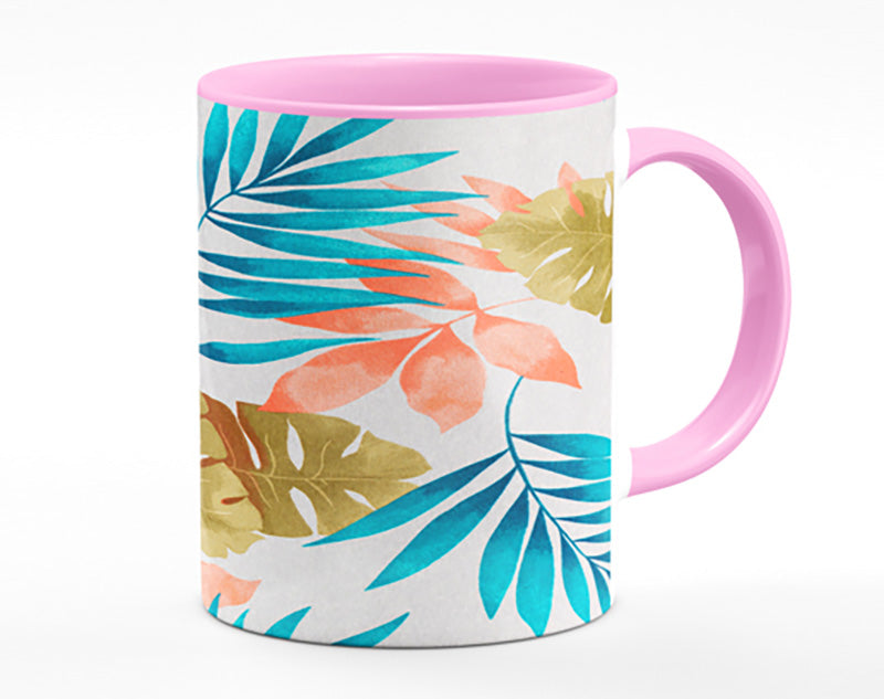 Modern Palm Leaves Mug