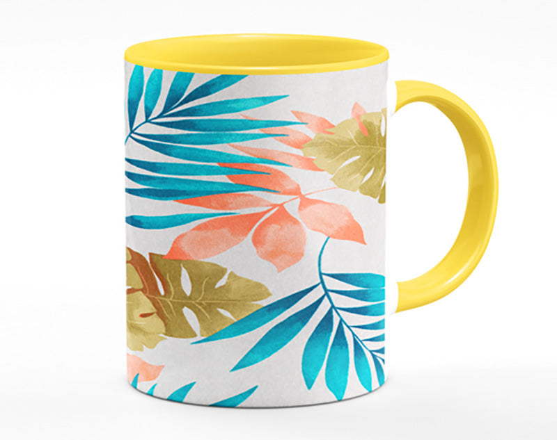 Modern Palm Leaves Mug