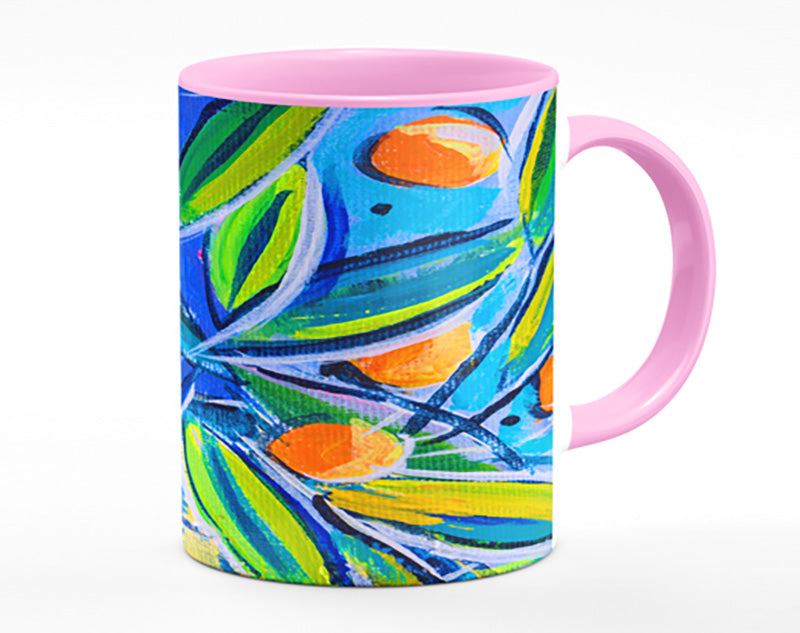 Bright Oranges On Tree Mug