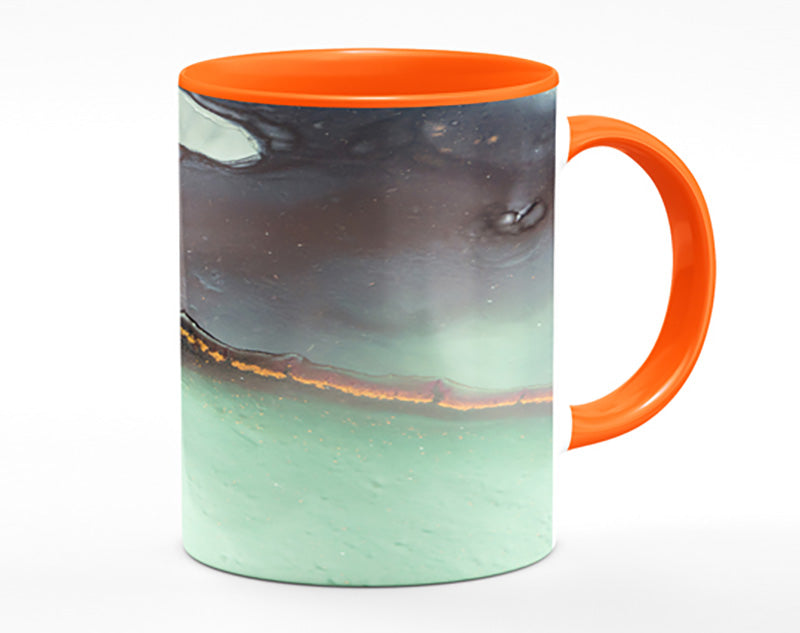 Green Marble Stone Mug