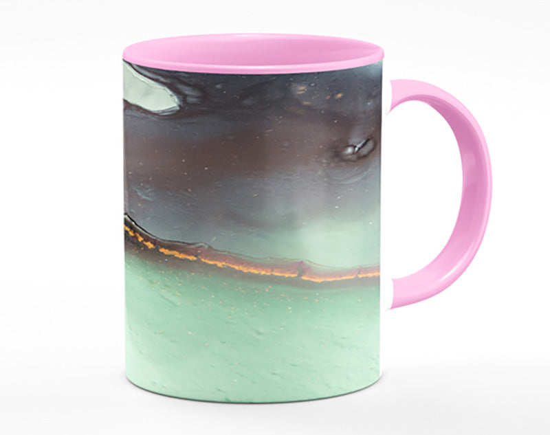 Green Marble Stone Mug