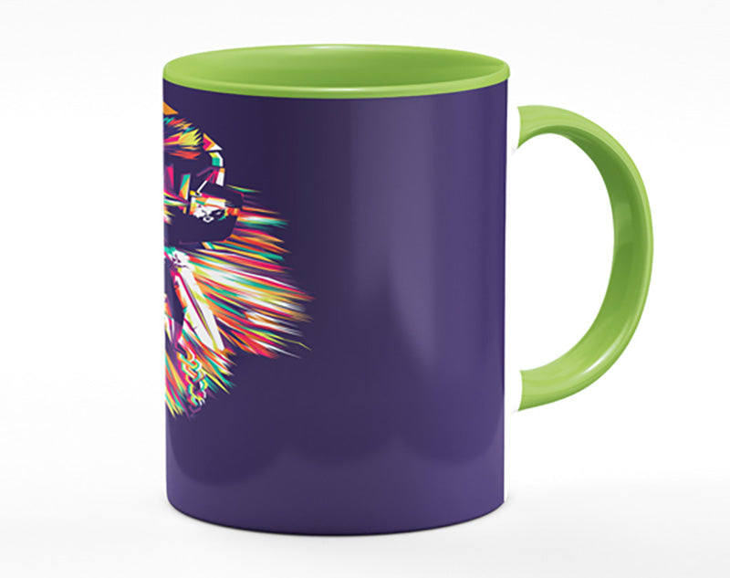 Vibrant Wolf Mug