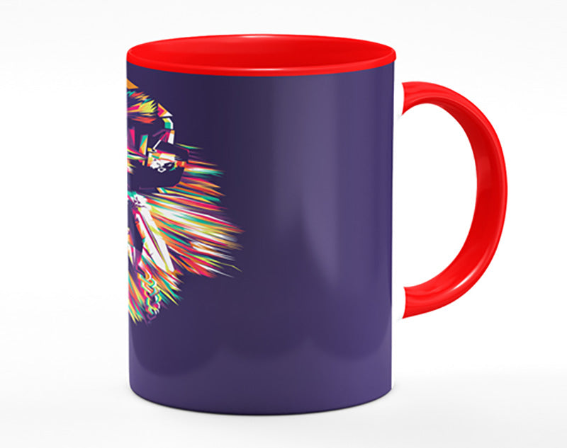 Vibrant Wolf Mug