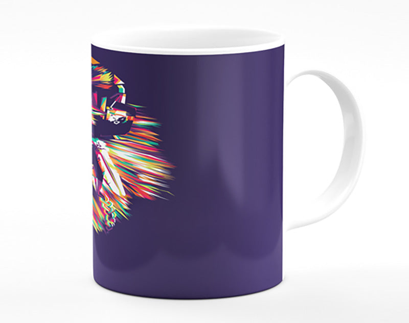 Vibrant Wolf Mug