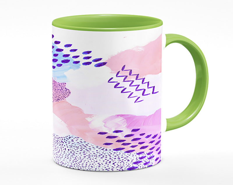 Mid Century Lilac Patterns Mug