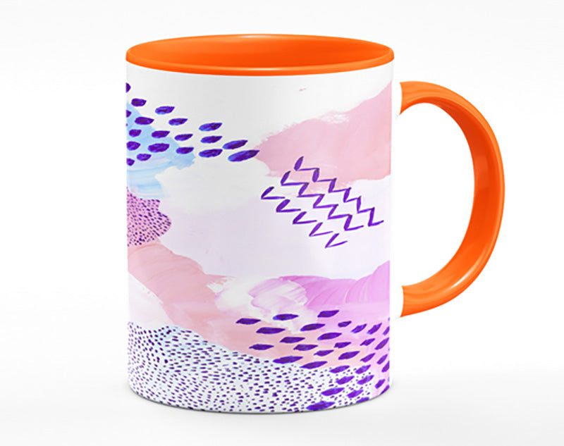 Mid Century Lilac Patterns Mug