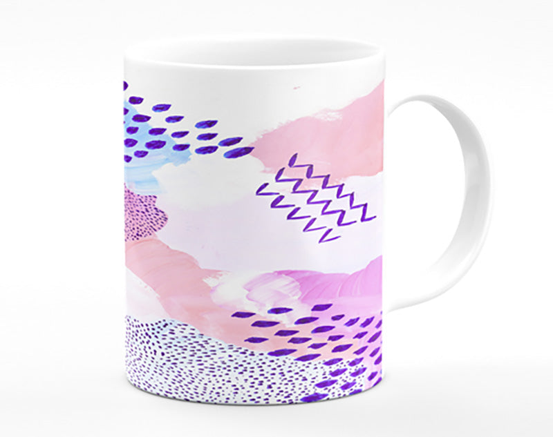 Mid Century Lilac Patterns Mug