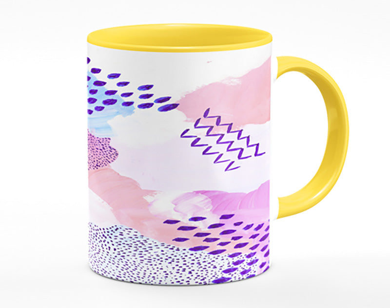 Mid Century Lilac Patterns Mug