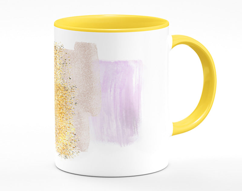 Strong Brush Strokes Glitter Mug