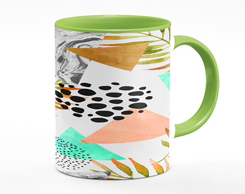 Mix Mid Century Plants And Patterns Mug