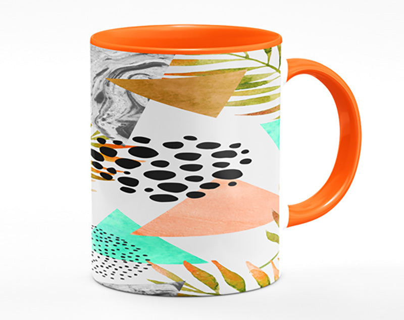 Mix Mid Century Plants And Patterns Mug