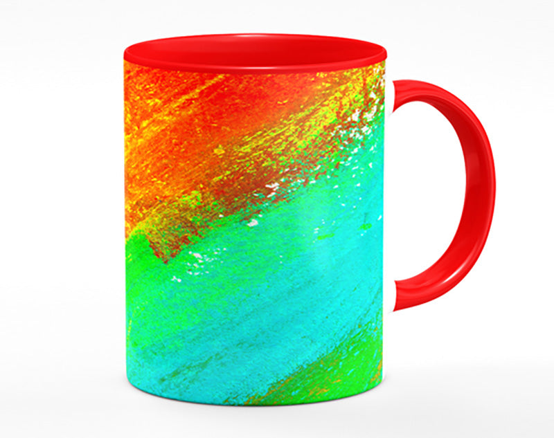 Multicoloured powders Mug