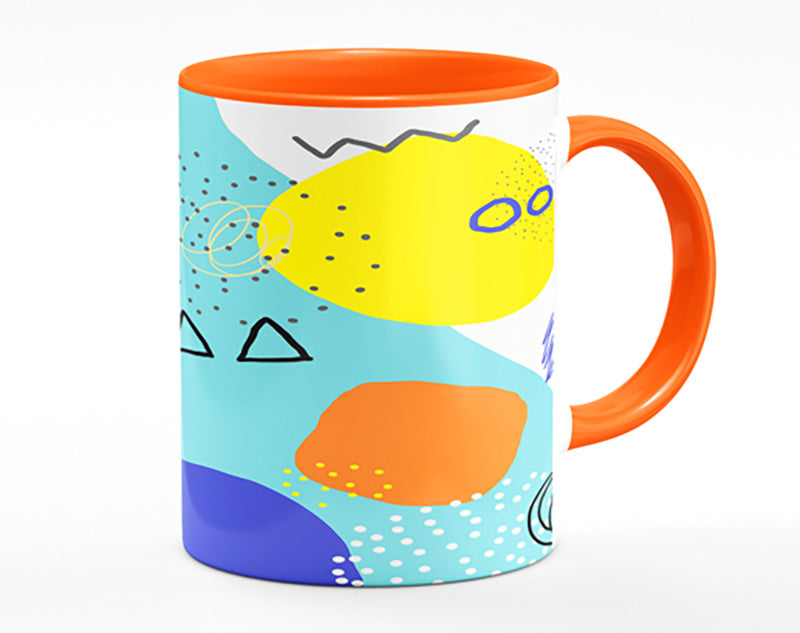 Modern contemporary illustration Mug