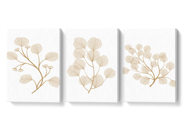Beige Blumen