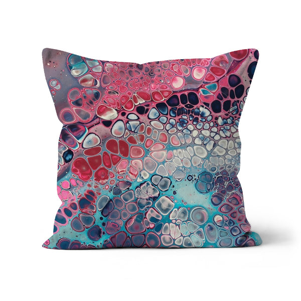 Oil And Paint Abstract Cushion