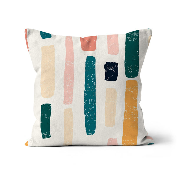 Contemporary Stripes Abstract Cushion