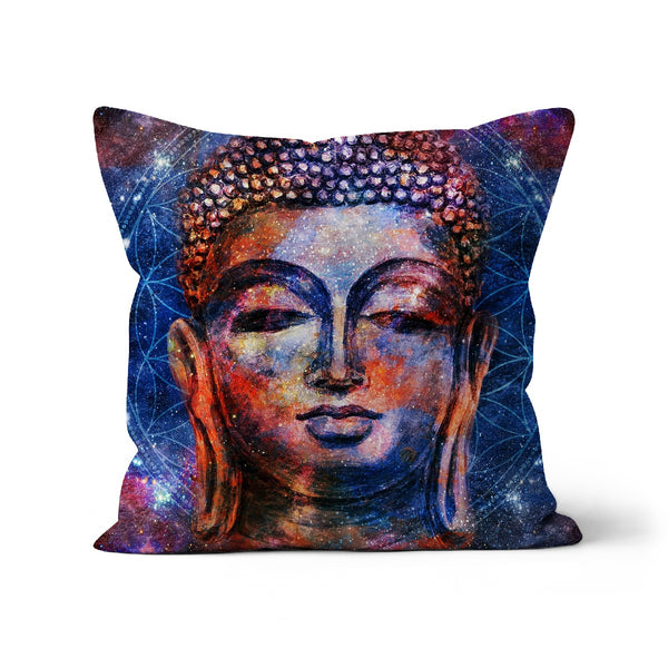 Kissen mit Buddha-Motiv und Sternenmotiv
